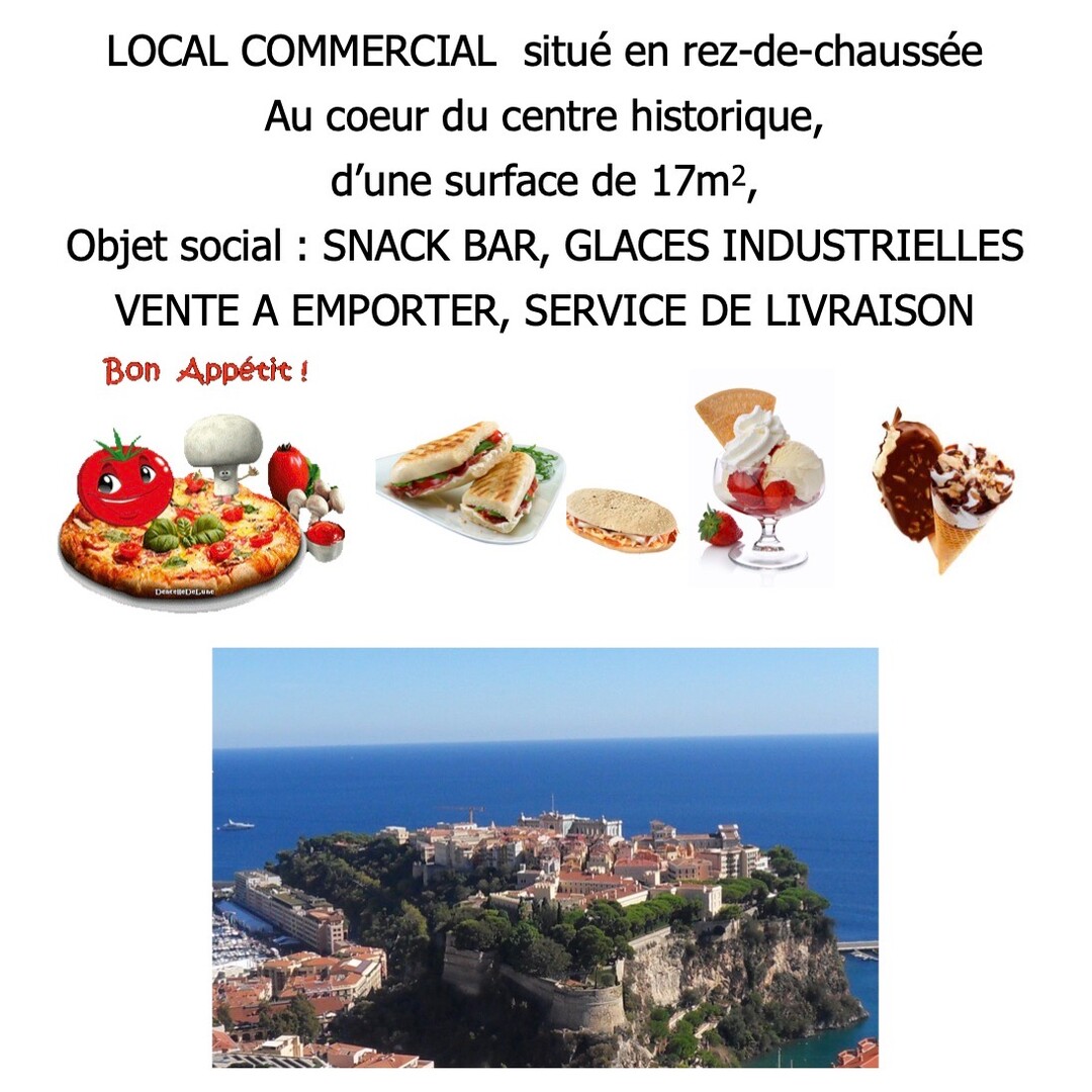 FONDS de COMMERCE - SNACK BAR - Appartamenti in vendita a MonteCarlo
