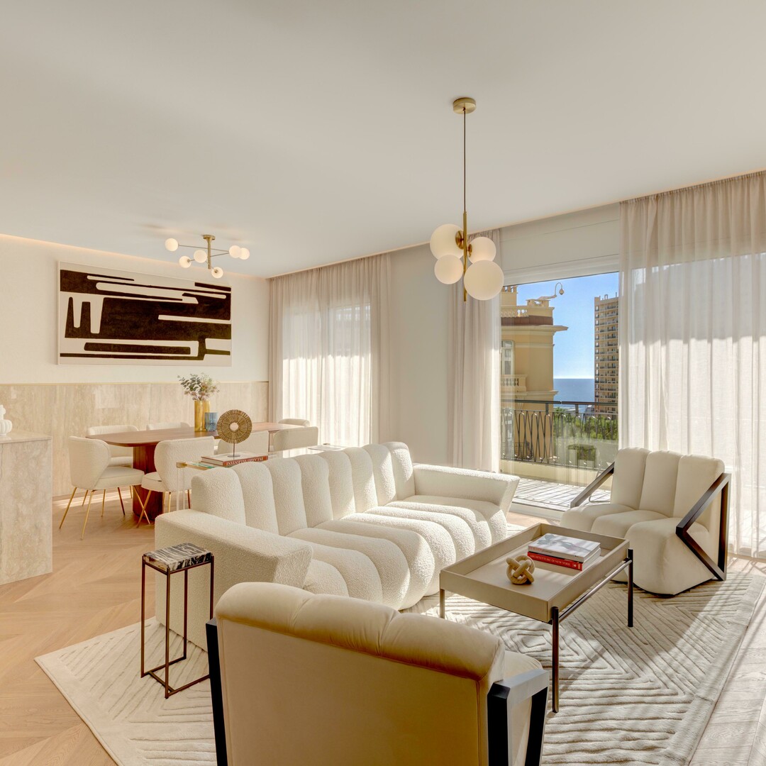 LE CONTINENTAL - MAGNIFICO APPARTAMENTO FAMILIARE ARREDATO DI 4 STANZE - Appartamenti in vendita a MonteCarlo