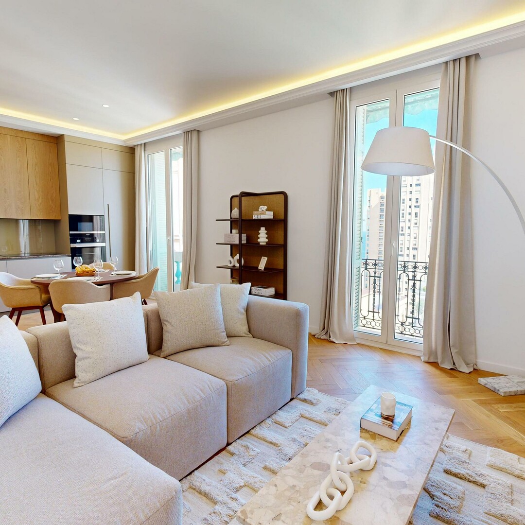 Splendido trilocale ristrutturato | Tranquillo | Vista mare - Appartamenti in vendita a MonteCarlo