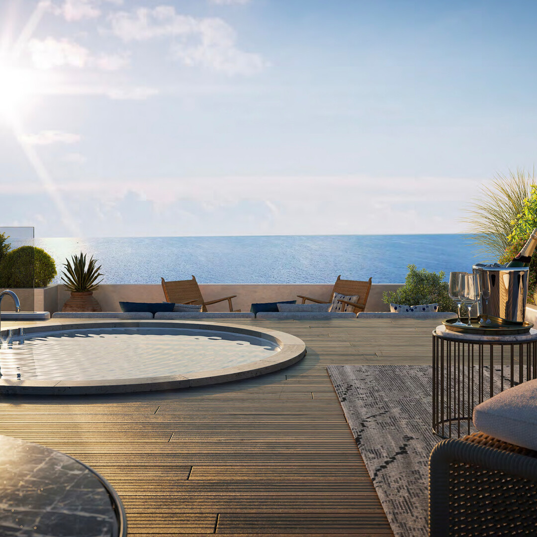 TRIPLEX DI LUSSO - VISTA PANORAMICA SUL MARE