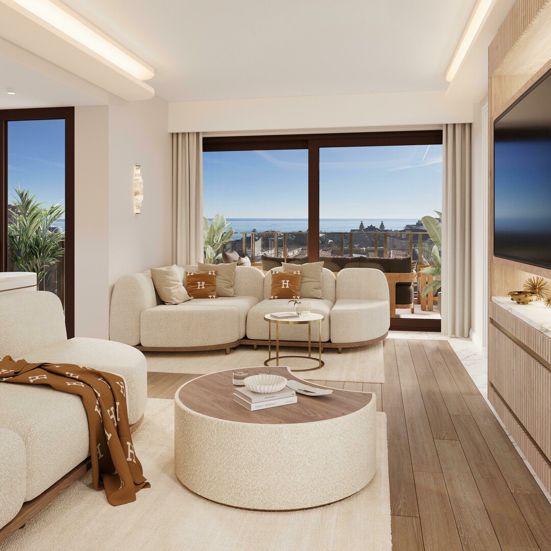 STUPENDO APPARTAMENTO DI 4 LOCALI RISTRUTTURATO CON VISTA SUL CASINÒ – RIVIERA PALACE - Appartamenti in vendita a MonteCarlo